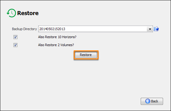 Restore project