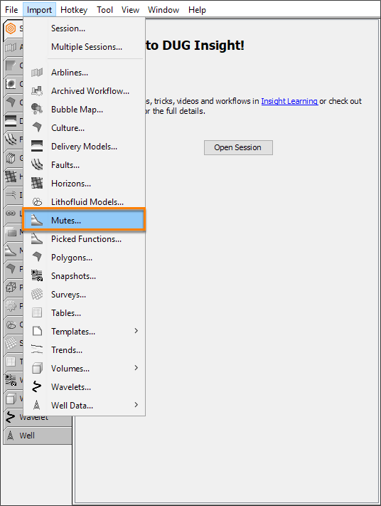 Import a mute