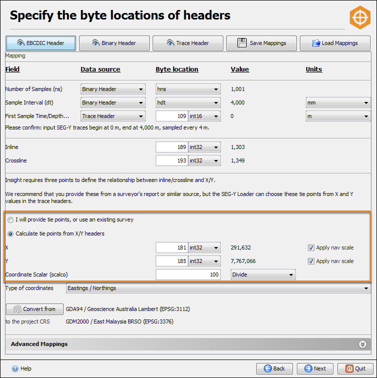 Remap X and Y for navigation data