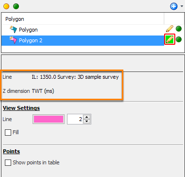 Pick polygon points in 3D View