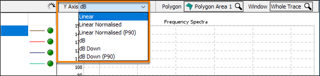 Configure Y-axis setting
