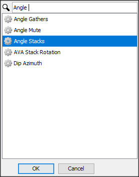 Create angle stacks process