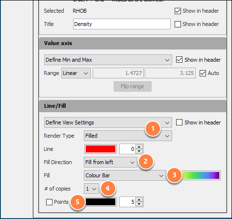Multiple curves per track