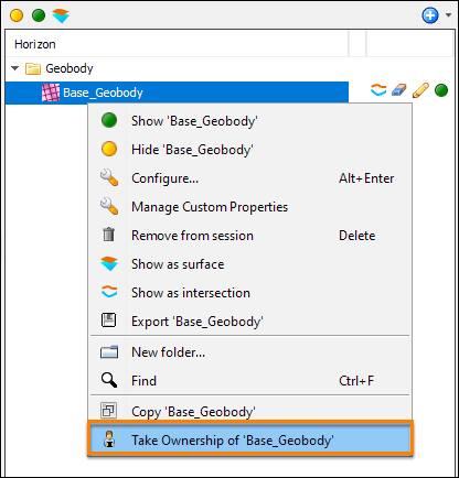 Take ownership of an item