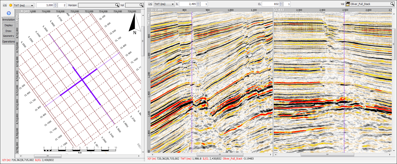 Map Zoom (2D Line View)