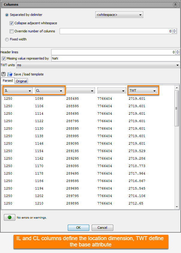 Define the column headers