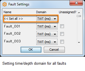 Import a fault