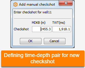 Add a checkshot